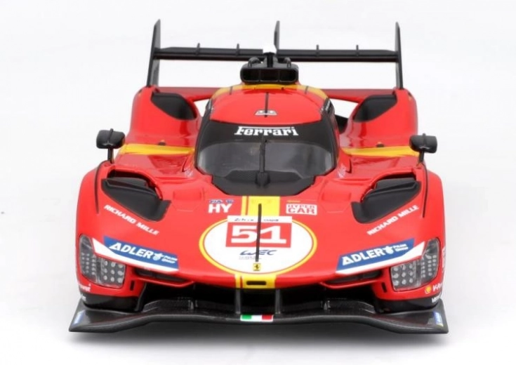 Bburago 1:24 Ferrari Racing - 499P LMH - Rood #51