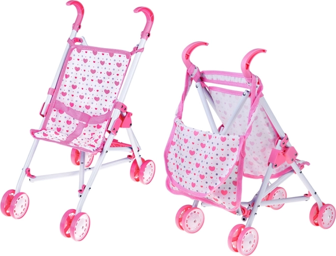 Inklapbare wandelwagen voor poppen voor elke dag