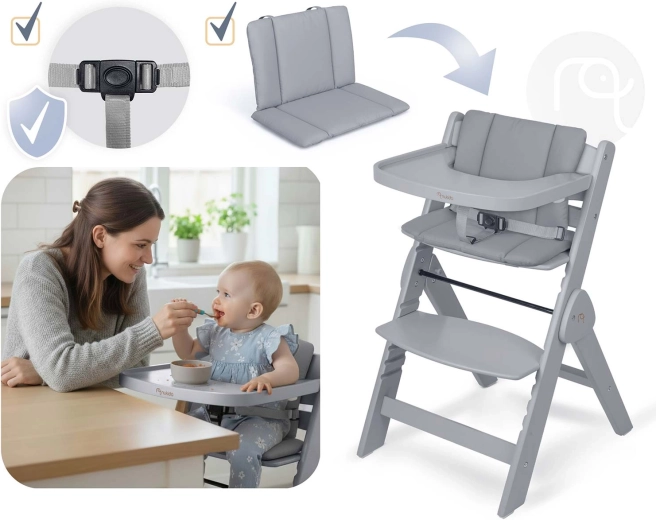 Veilig en comfortabel zitten tijdens het eten