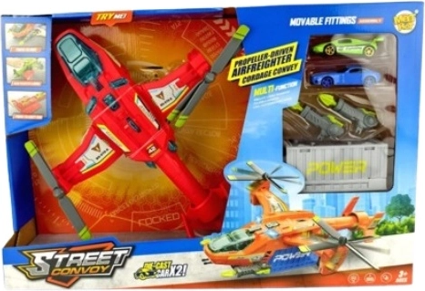 Helikoptertransporter met licht- en geluidseffecten