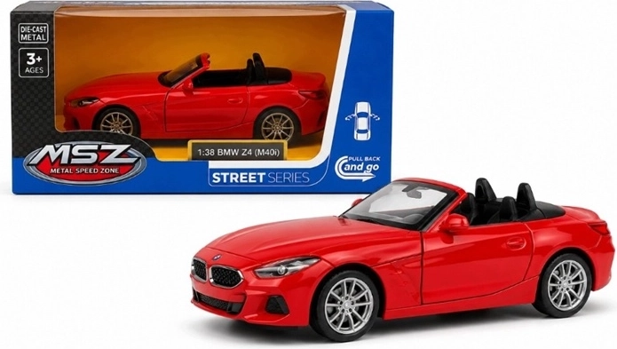 MSZ-model BMW Z4 M40i met licht en geluid, rood