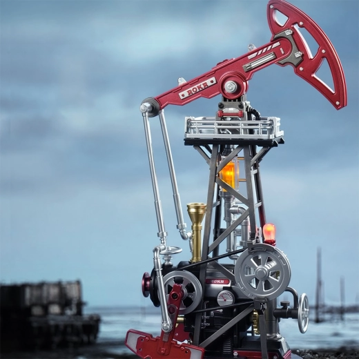 Authentieke slingerbeweging met tandwielen en zuiger