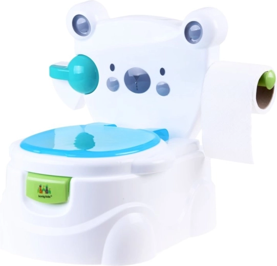 Interactief kindertoiletje 3-in-1 met geluid – Blauw