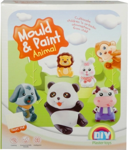 Creatieve set – gipsfiguren om te schilderen met magneten