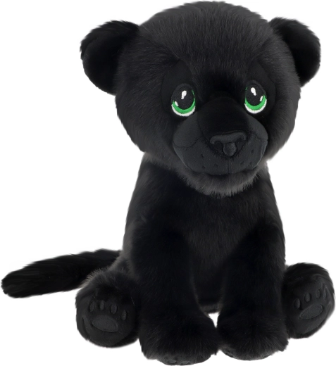 Keeleco zittende zwarte panter 23 cm