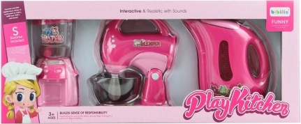 Interactieve set kinderkookapparatuur