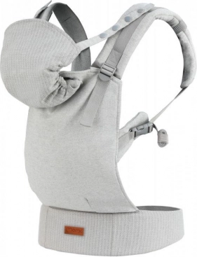 Ergonomische draagzak MoMi Collet grijs