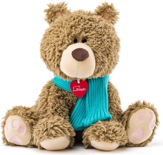 Woodyland Lumpin pluchen beertje Bariboo met sjaal 30 cm