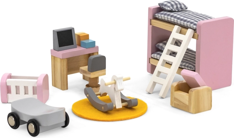Houten poppenhuismeubels Viga PolarB voor de kinderkamer
