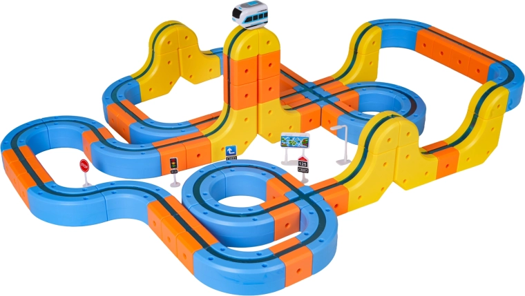 Variabel traject met loops en bochten