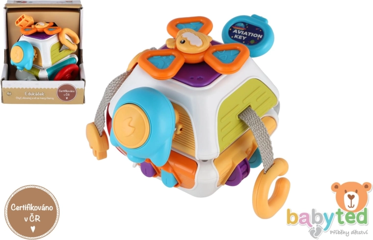 educatieve kubus voor baby’s 11 × 12 cm