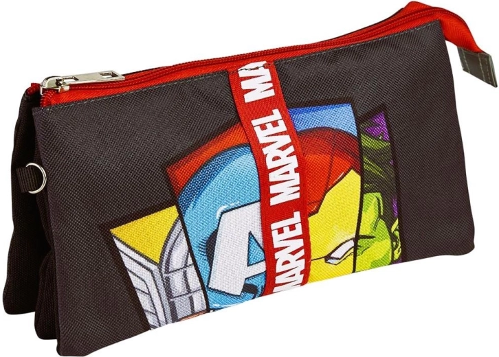 Marvel Avengers etui met 3 vakken
