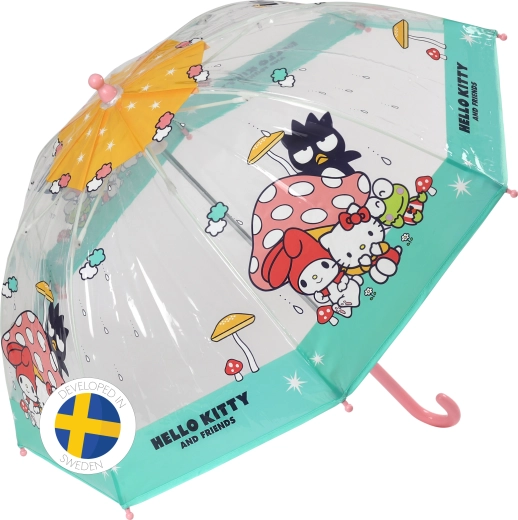 Kinderparaplu Hello Kitty en vriendjes