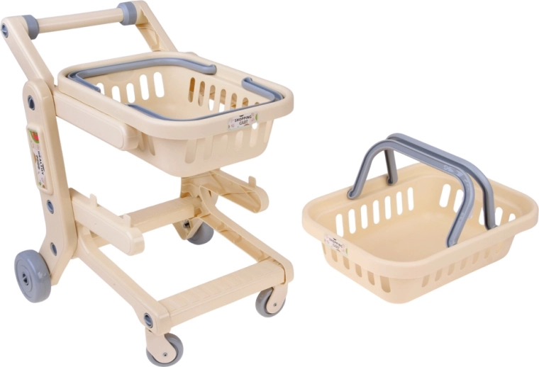 Winkelwagen en mandje 2-in-1 – spelen naar stemming