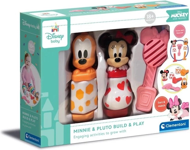 Baby Minnie bouw en speel – educatieve set voor de allerkleinsten