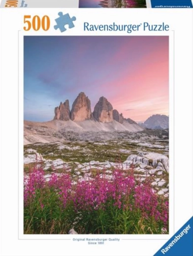 Ravensburger puzzel Dolomieten Tre Cime di Lavaredo 500 stukjes