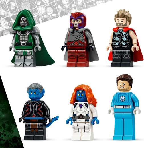 Zes iconische Marvel-minifiguren