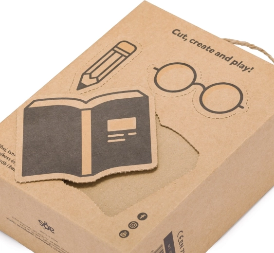 Creatieve eco-verpakking met accessoires