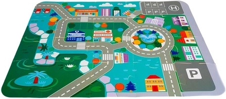 Puzzelonderlegger als speelplan