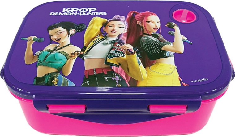 Lunchbox KPop Demon Hunters Huntrix – roze-paars