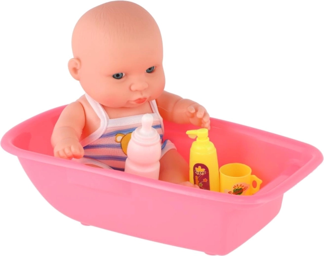 Badderen zoals met een echte baby