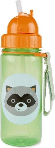 Skip Hop Zoo beker met rietje wasbeer 385 ml