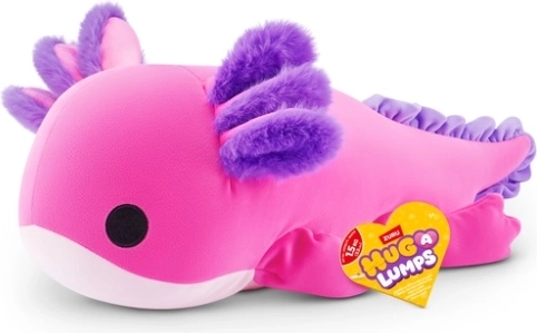 ZURU Hug a Lumps pluchen axolotl middelgroot