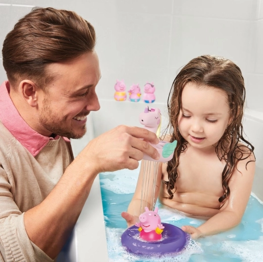 Vier spuitfiguurtjes voor waterpret