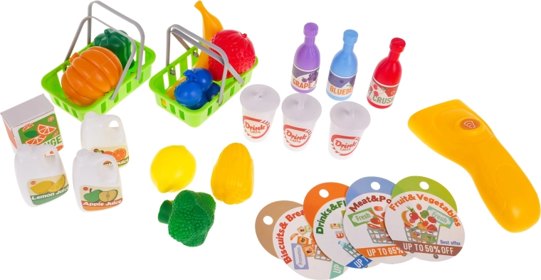 Uitgebreide accessoires voor winkeltje spelen