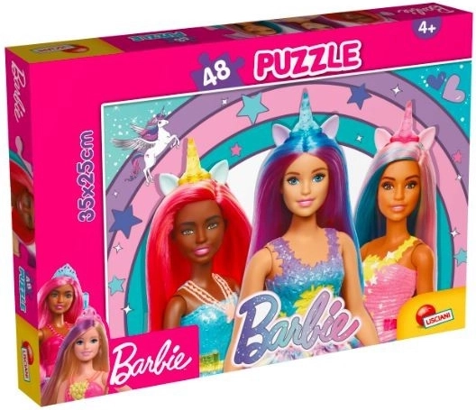 Puzzel Barbie 48 stukjes Magische Eenhoorn