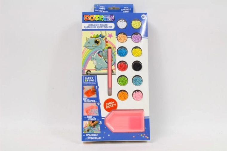 Diamond Dotz Dragon skate – set voor diamond painting