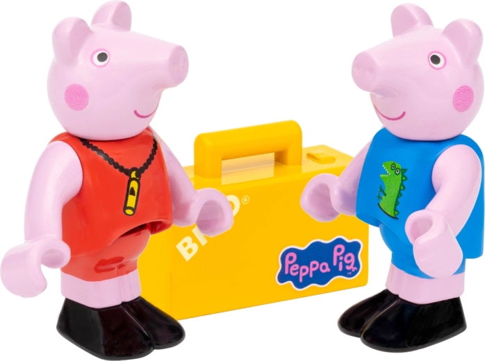 Peppa en George aan boord
