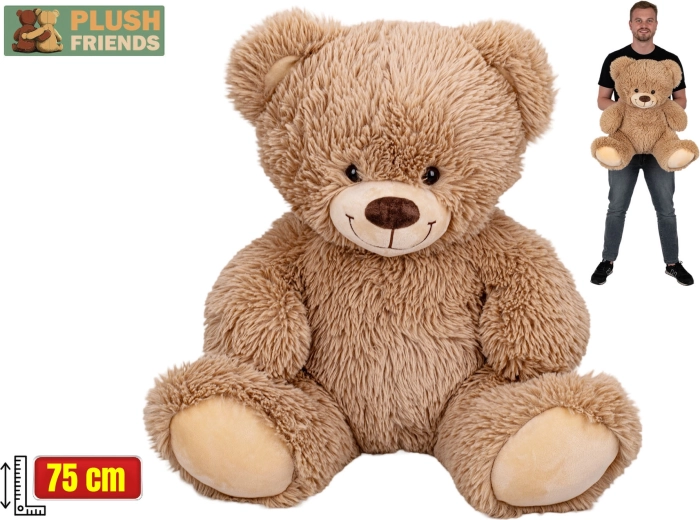 Pluchen beer beige 75 cm Plush Friends