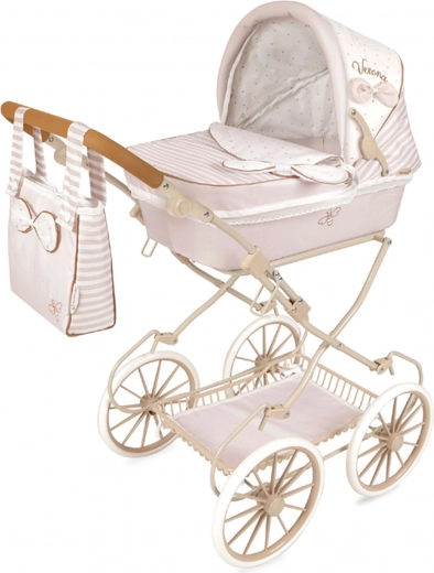 deCuevas opvouwbare poppenwagen met tas Verona, hoogte duwbeugel 52–81 cm