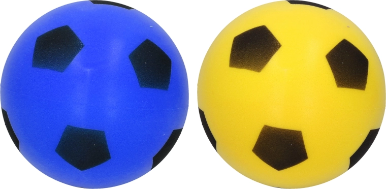 Stille schuimrubberen voetbal 15 cm
