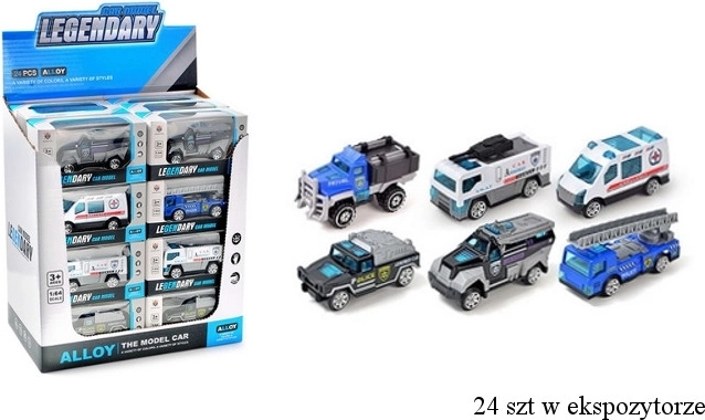 Reddingsauto voor kinderen (mix van varianten) - 1 stuk