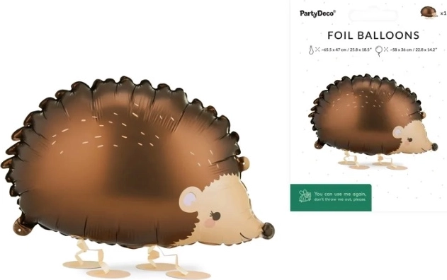 Folieballon egel 58 × 36 cm (mix variant)