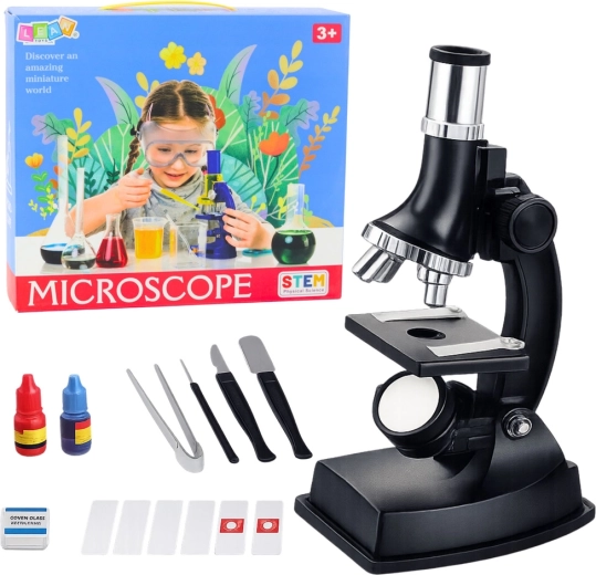Educatieve kindermicroscoop 300× met accessoireset