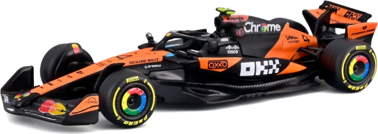 Bburago McLaren MCL39 (2025) Lando Norris #4 – Formule 1-model in blisterverpakking 1:64