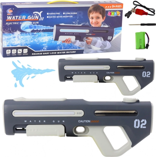 Elektrisch automatisch waterpistool grijs