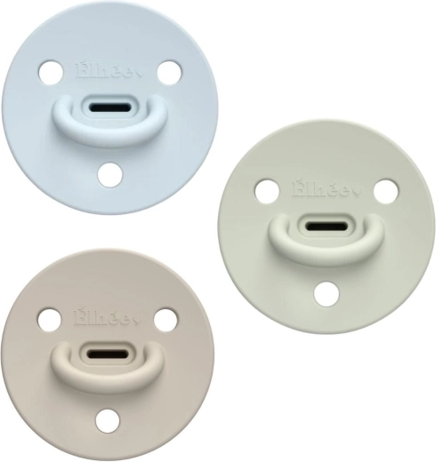 ÉLHÉE siliconen fopspenen ChooChoo extra dun 0–6 maanden Bobby (3 stuks)