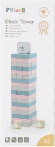 PolarB houten torenspel pastel