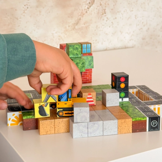 Magnetische verbinding voor 3D-bouwwerken