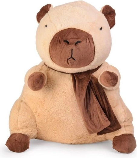 Daffi pluchen capibara met sjaal 66 cm