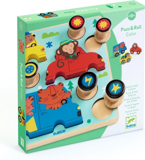 Djeco inlegpuzzel autootje