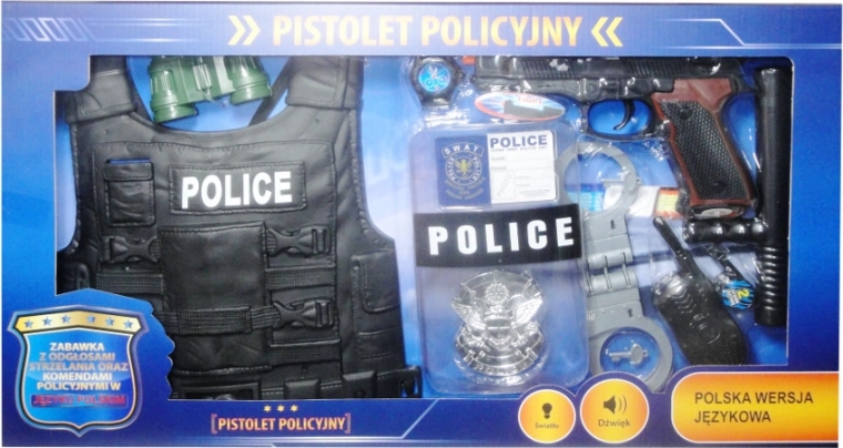 Politieset met Poolse spraakmodule