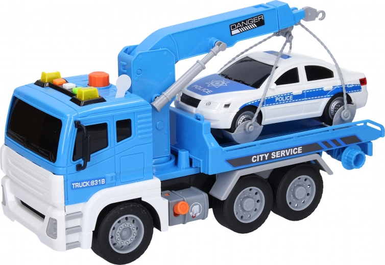 Trekker met auto en effecten