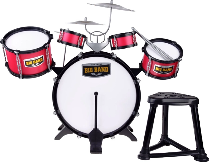 Vijf drums voor de kleine drummer