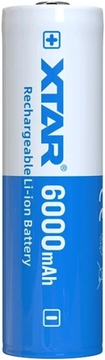 Xtar li-ion accu 21700 3,6 V 6000 mAh met bescherming - 1 stuk