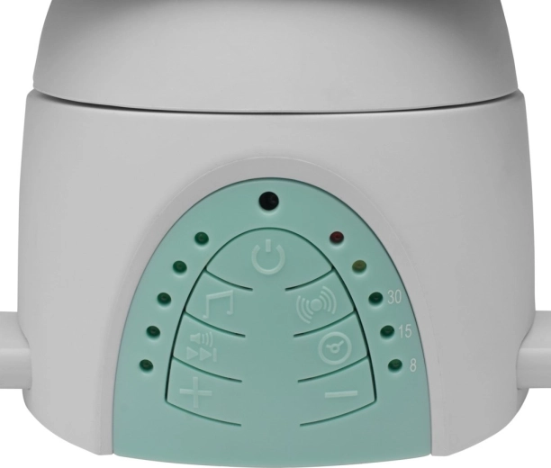 Muziek, timer en 5 schommelsnelheden